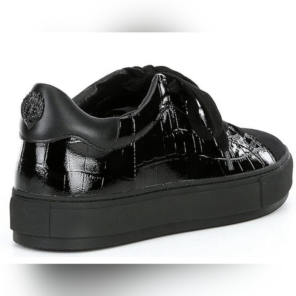 Kurt Geiger London Men's Laney Crocodile Embossed Leather Lace Up Sneakers Sz 42